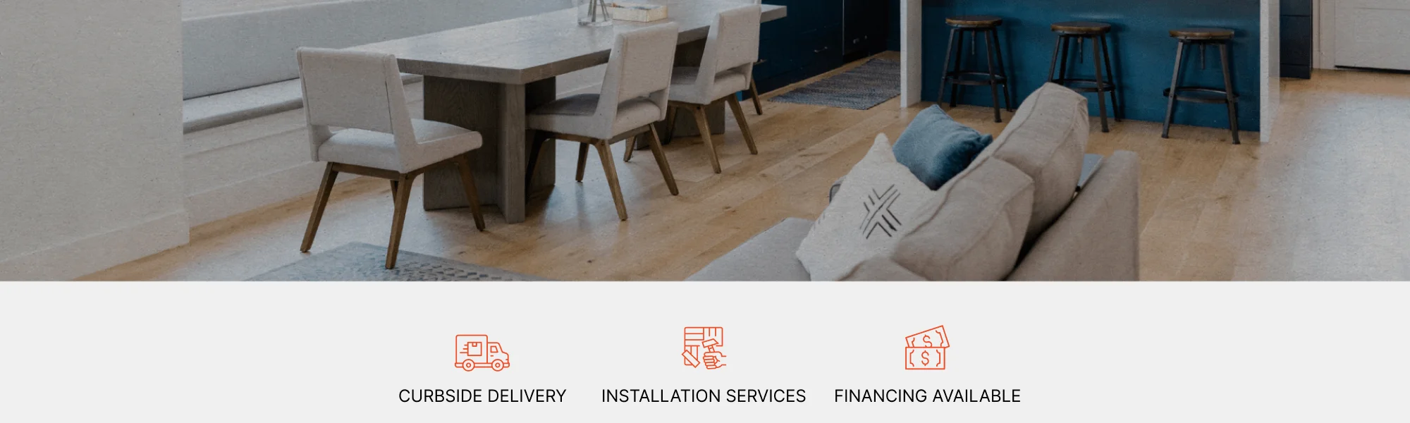We offer delivery to the job site, flooring installation services, and contractor financing options!