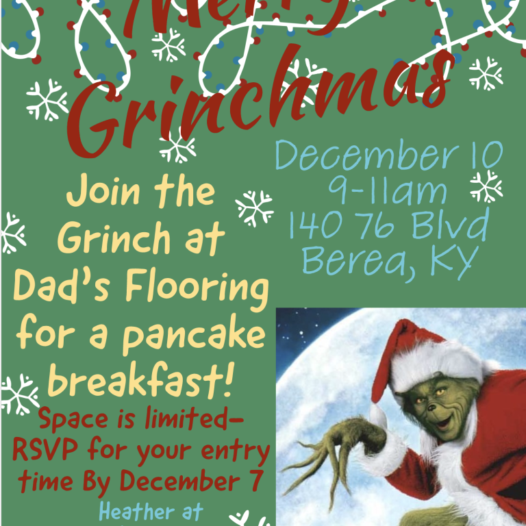 Pancake Breakfast with the Grinch!